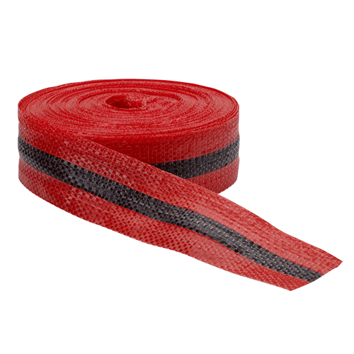 17780-R Woven Barricade Tape - 2" X 150', Red & Black