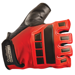 OccuNomix 425-035 Deluxe Anti-Vibration Impact Glove - XL, Half Finger
