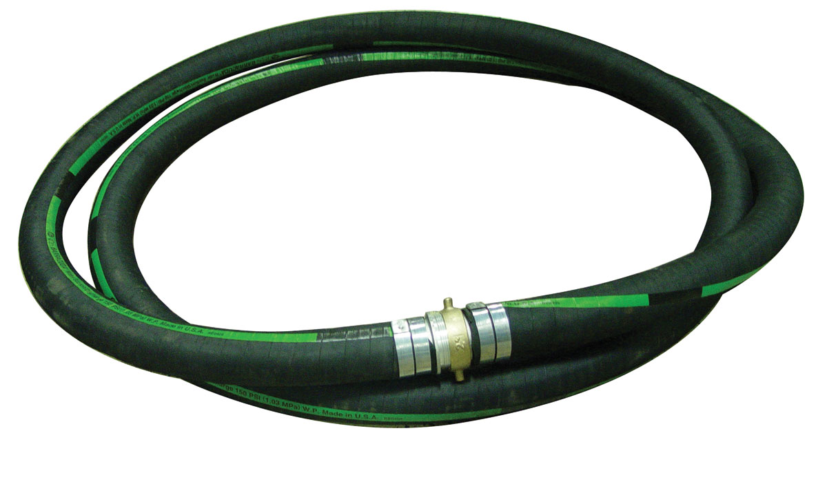 3" Coupled Suction Hose, Rubber