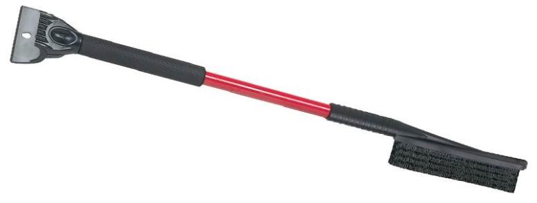 13024 32 in. Long Reach Snow Brush with Foam Grip and Two Blade Ice Chisel
