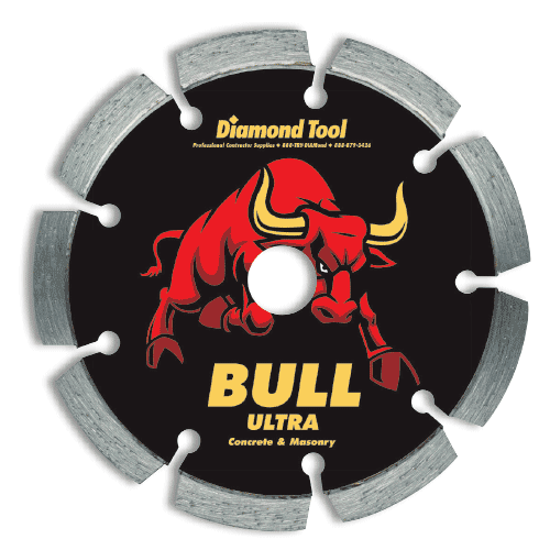 Diamond Tool D0709GPUL Bull Ultra Diamond Blade For Concrete and Masonry -