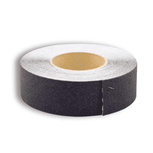 Non-Skid Abrasive Safety Tape - 4" x 60', Black
