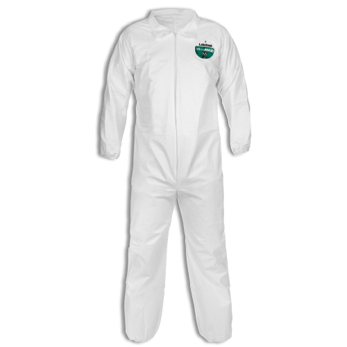 Lakeland CTL417 MicroMAX® NS Coverall - L, Zipper, Elastic Wrists and Ankle